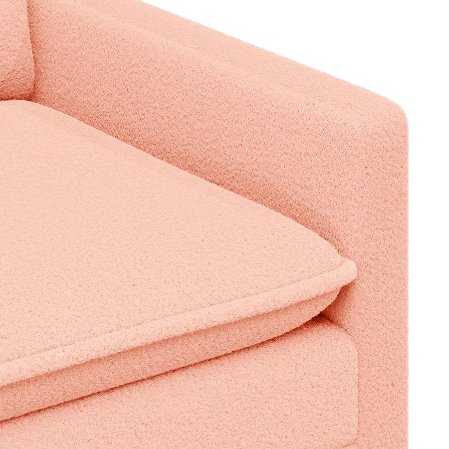 Canapé Rose 126 x 81 x 87,5 cm Tissu - 6