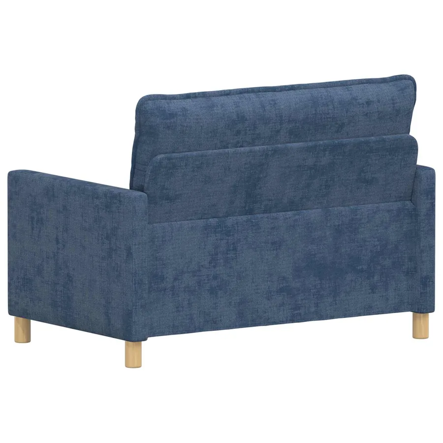 Canapé Bleu 126 x 81 x 87,5 cm Polyester - 5
