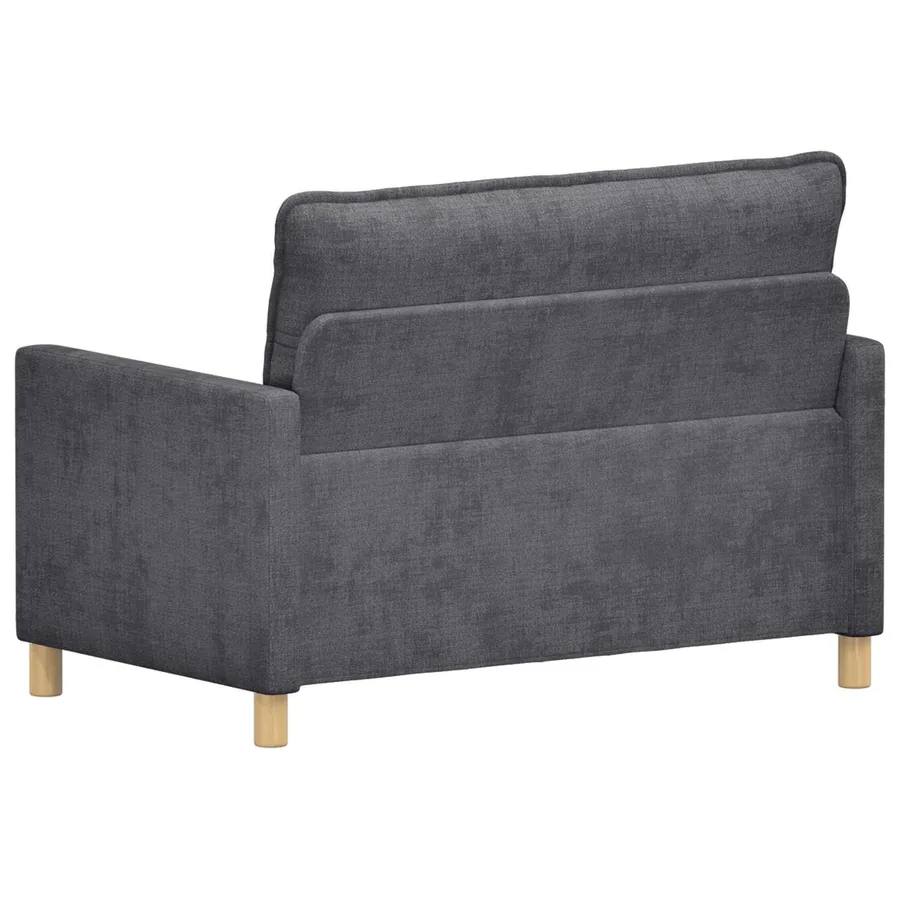 Canapé Gris foncé 126 x 81 x 87,5 cm Polyester - 5