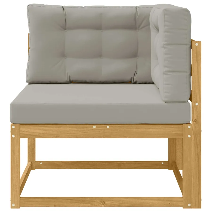 Canapé d'angle extérieur Polyester Blanc - 3