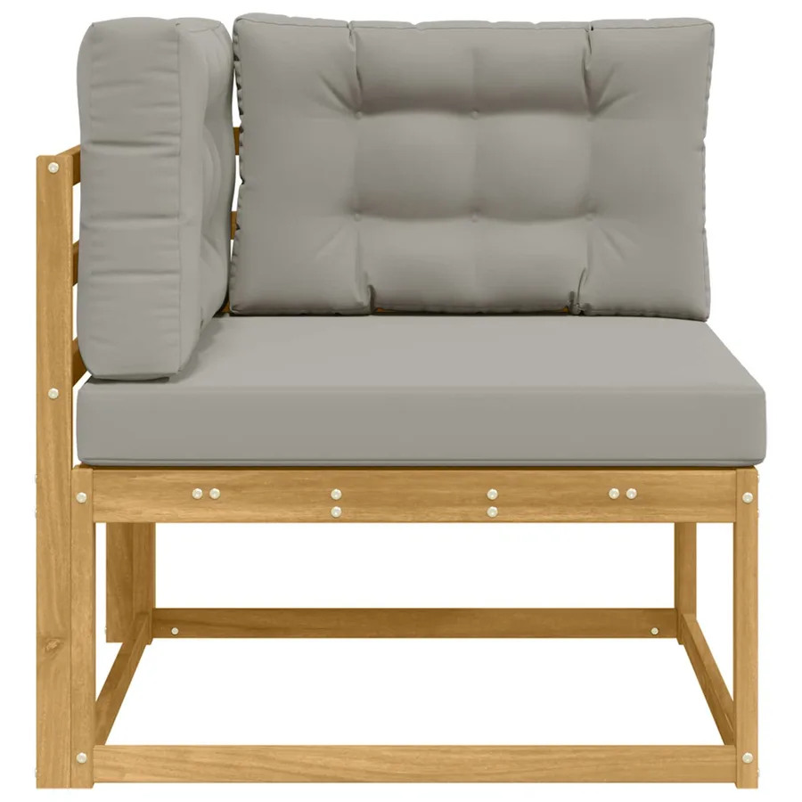 Canapé d'angle extérieur Polyester Blanc - 4