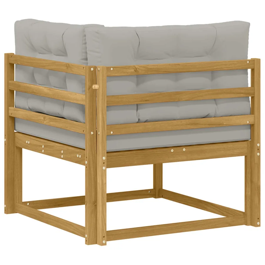 Canapé d'angle extérieur Polyester Blanc - 5