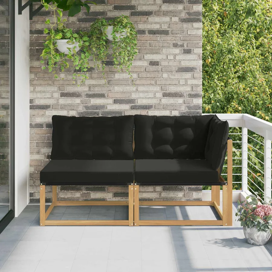 Unité de canapé sectionnel Blanc 162,5 x 83 x 73 cm
