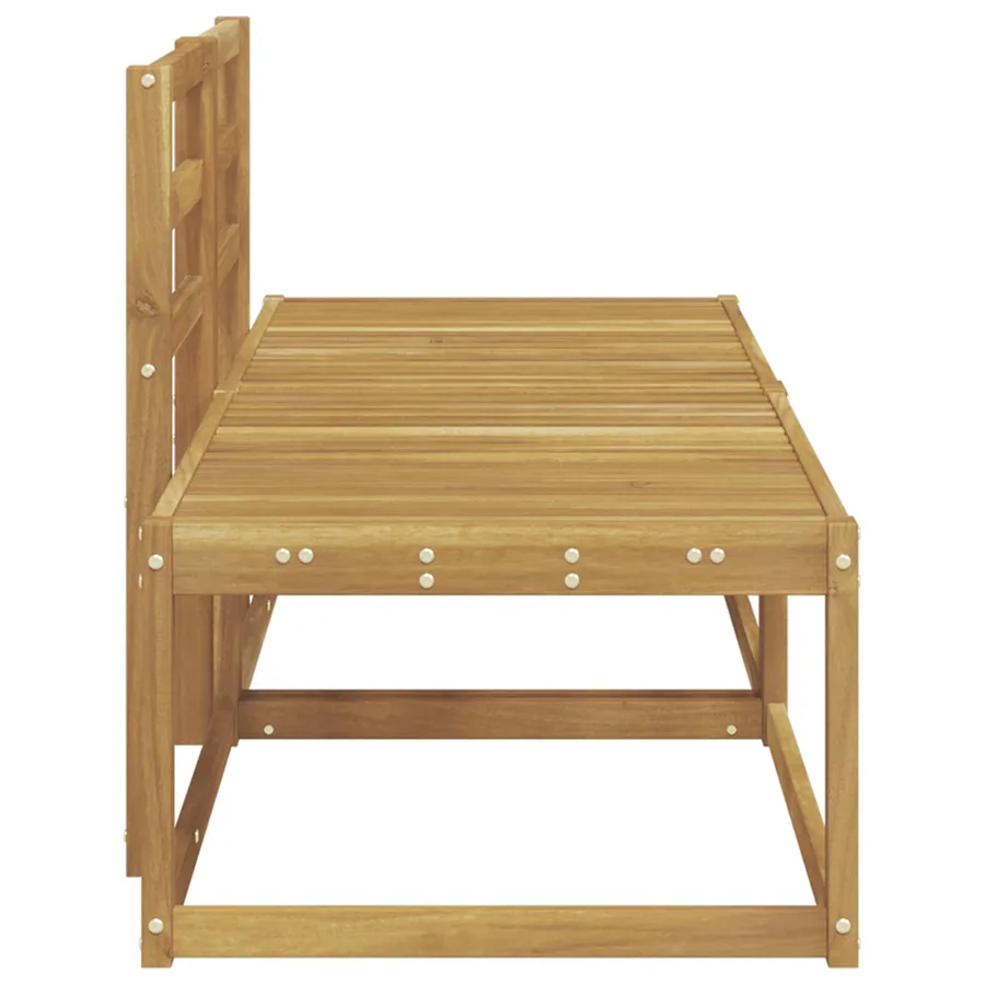 Canapé d'extérieur en bout 2 Pièce Blanc 182,5 x 63 x 73 cm - 4