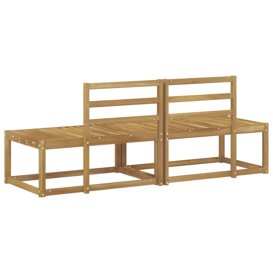 Canapé d'extérieur en bout 2 Pièce Blanc 182,5 x 63 x 73 cm - 5