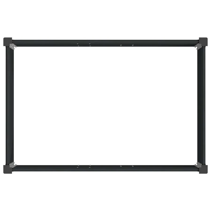 Jardinière surélevée Noir 50 x 30 x 72 cm - 5