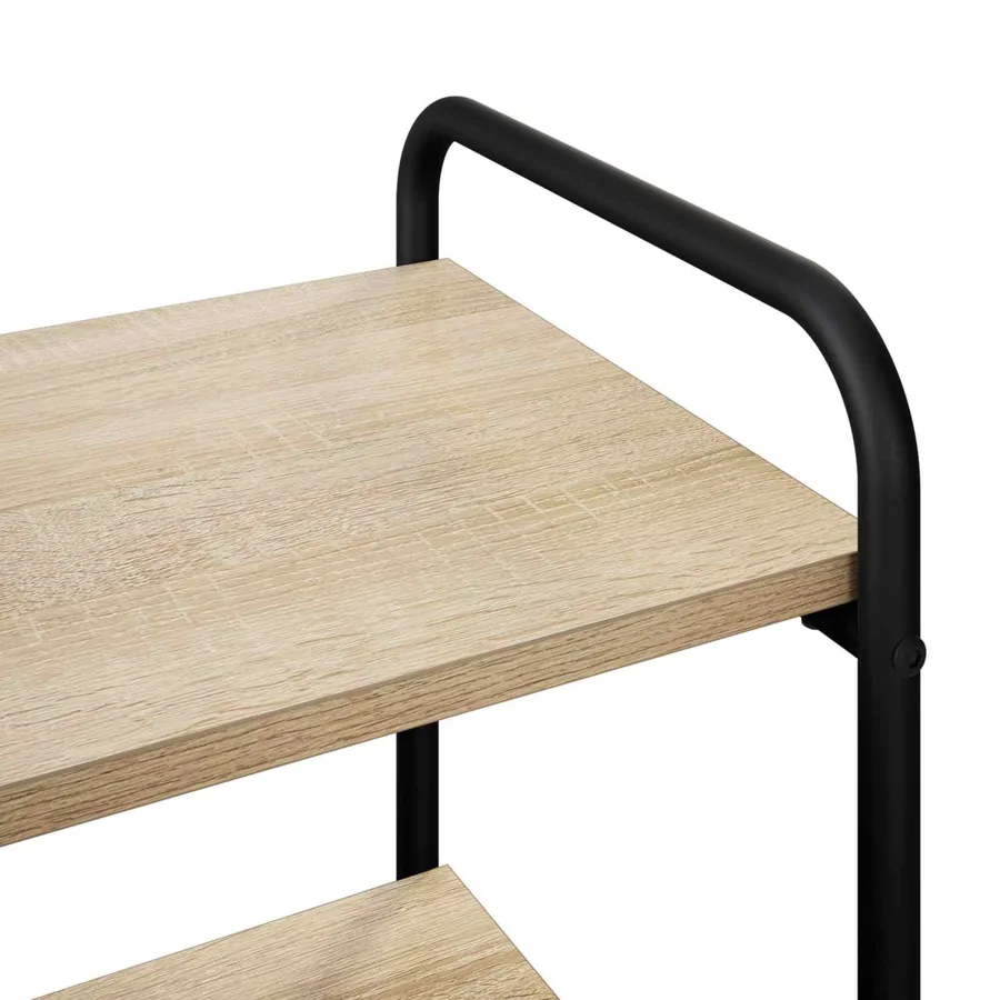Table console Chêne Sonoma 80 x 35 x 75 cm Bois d'ingénierie - 6