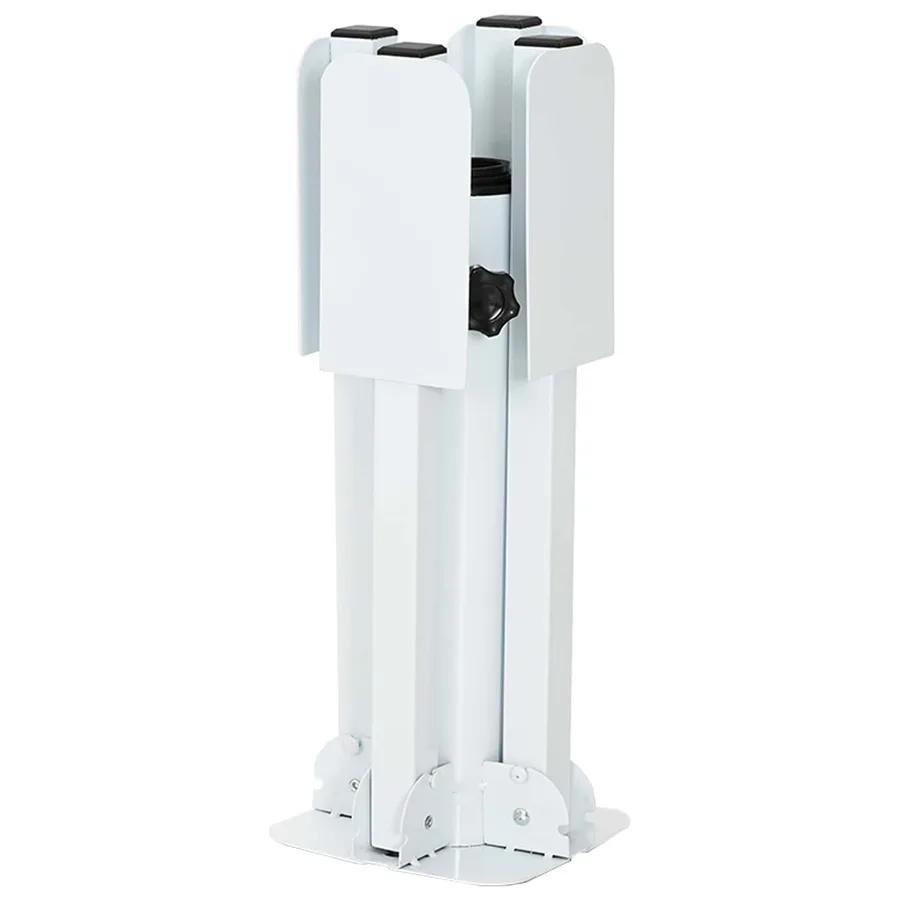 Support de parasol Blanc Acier - 4