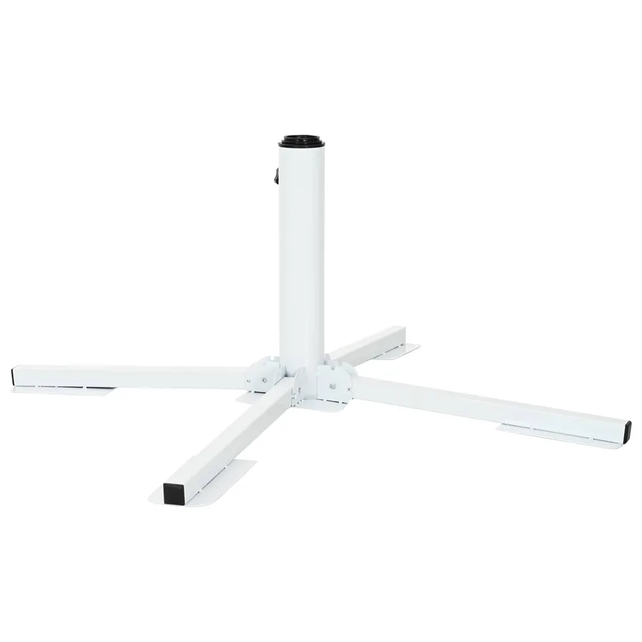 Support de parasol Blanc Acier - 6