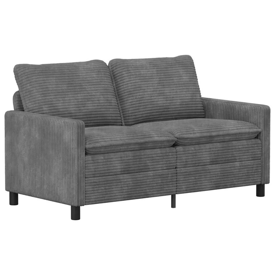 Ensemble de Canapés 2 pcs Gris clair Polyester - 4