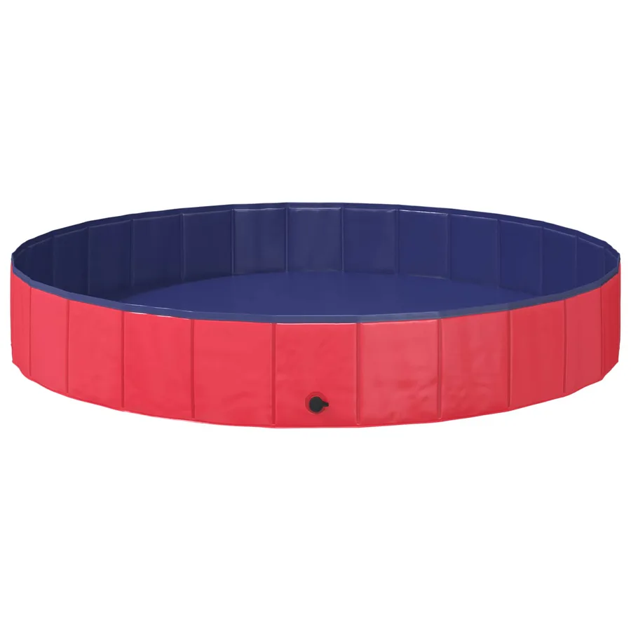 Piscine pour Chien Rouge Ø200 x 30 cm PVC épais - 2