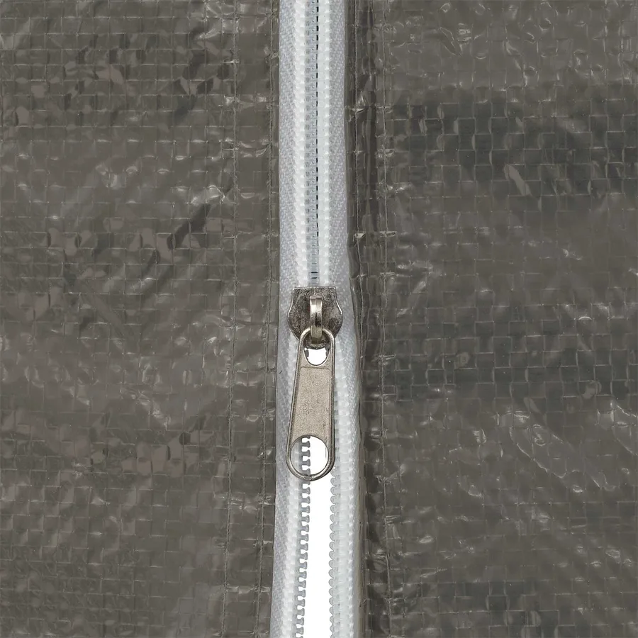 Mur de tente de fête 2 pcs Anthracite 400 x 195 cm PE et acier - 4