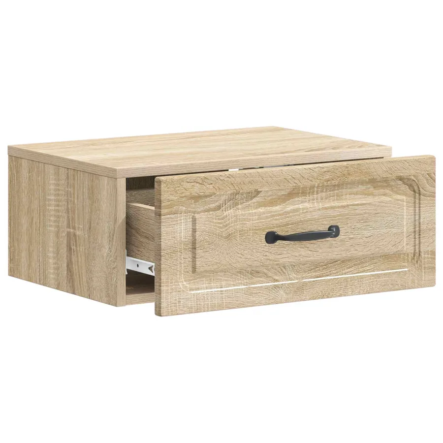 Cabinet de chevet mural Chêne Sonoma 49 x 34,5 x 20 cm - 4