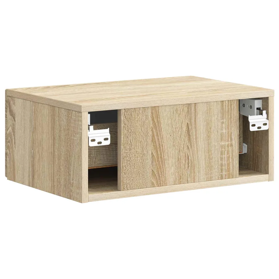 Cabinet de chevet mural Chêne Sonoma 49 x 34,5 x 20 cm - 7
