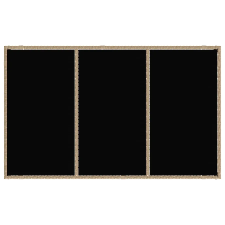 Ensemble de repas extérieur 7 pcs Beige et Gris clair - 6