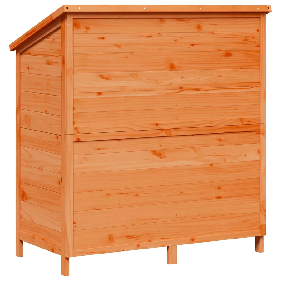 Abri de jardin Marron 106 x 56 x 113,5 cm Bois de Sapin Massif - 7