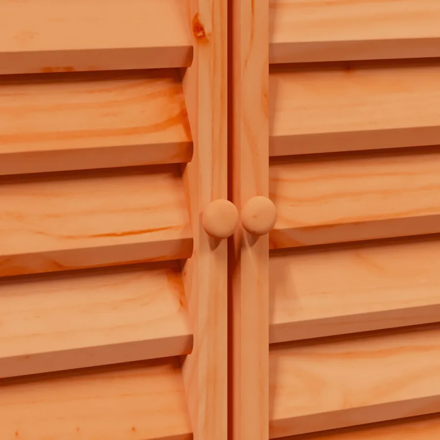 Abri de jardin Marron 106 x 56 x 113,5 cm Bois de Sapin Massif - 9