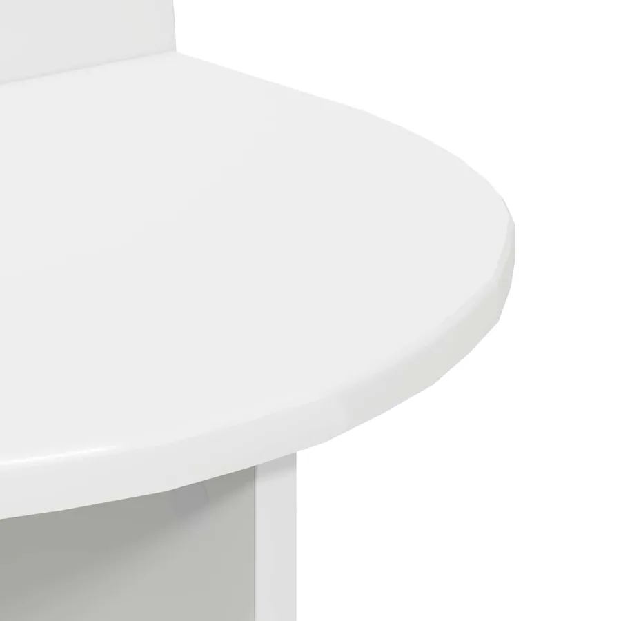 Table de chevet 2 pcs Blanc 40 x 35,5 x 45,5 cm - 9