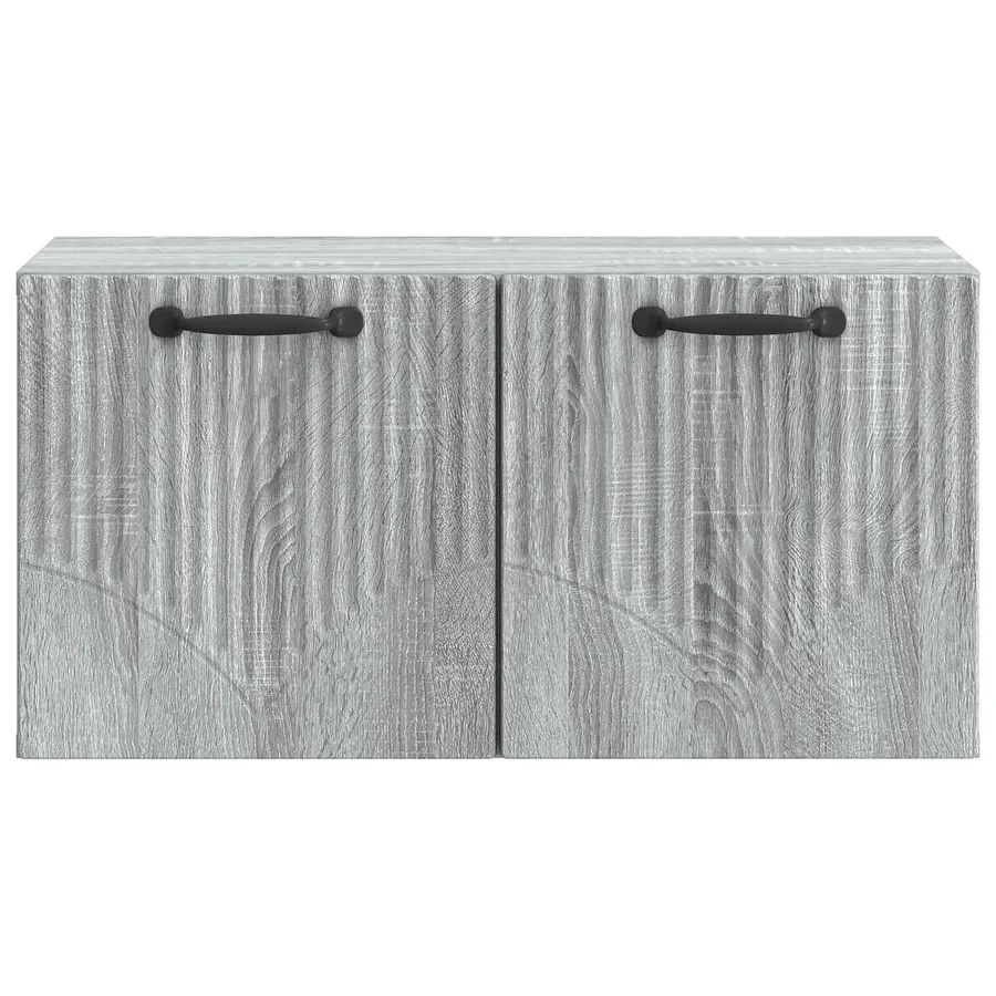 Meuble TV mural Sonoma gris 59,5 x 31 x 30 cm Bois d'ingénierie - 6