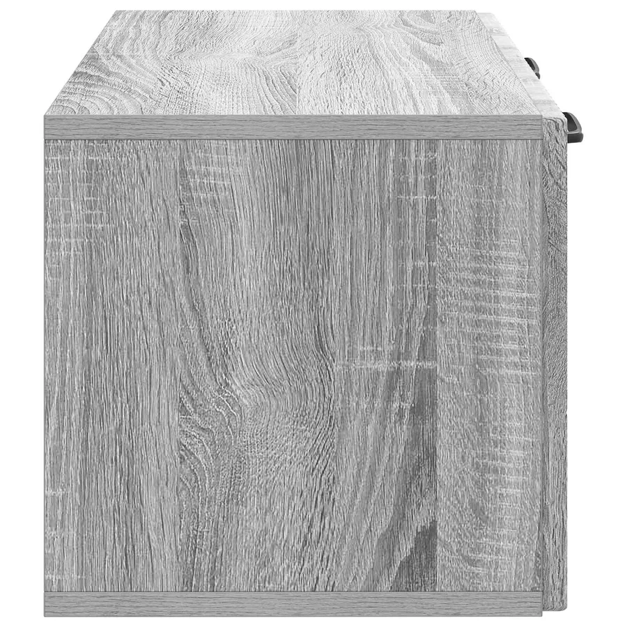 Meuble TV mural Sonoma gris 59,5 x 31 x 30 cm Bois d'ingénierie - 7