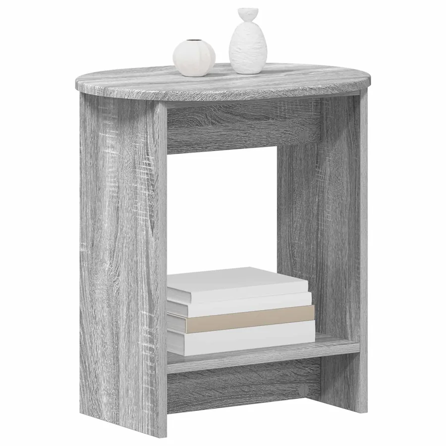 Table d'appoint Sonoma gris 50 x 39,5 x 55 cm Bois d'ingénierie - 3