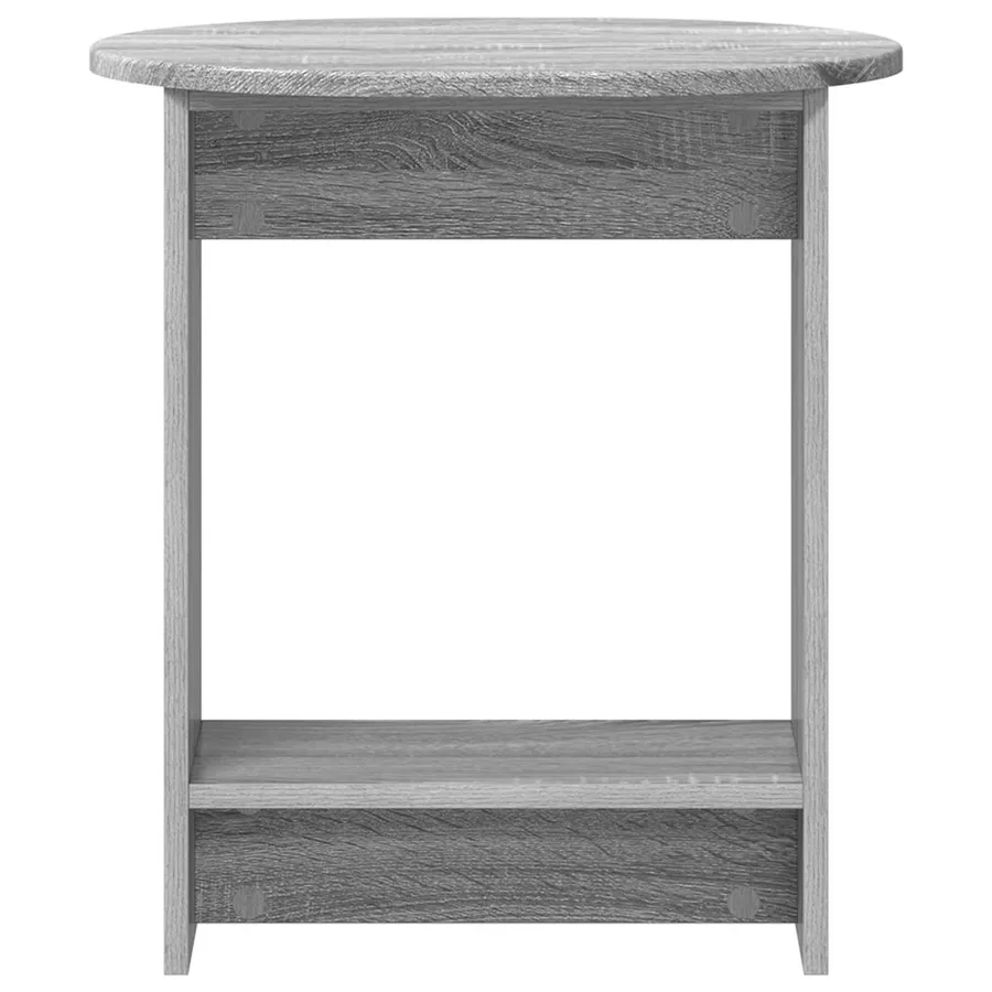 Table d'appoint Sonoma gris 50 x 39,5 x 55 cm Bois d'ingénierie - 4