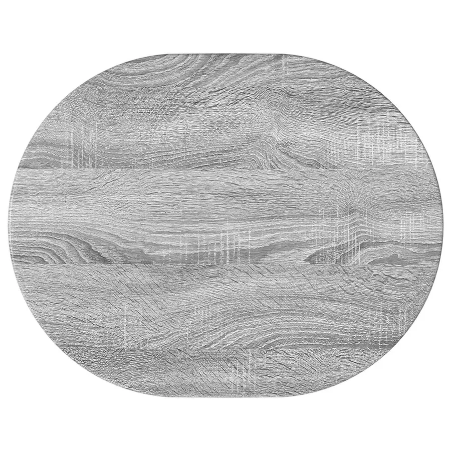 Table d'appoint Sonoma gris 50 x 39,5 x 55 cm Bois d'ingénierie - 7