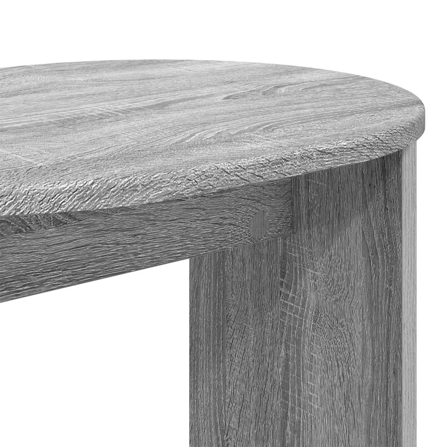 Table d'appoint Sonoma gris 50 x 39,5 x 55 cm Bois d'ingénierie - 8