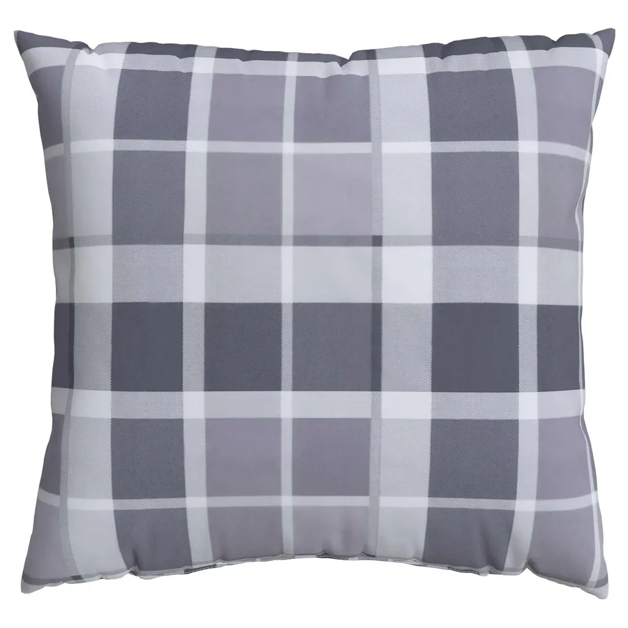 Coussin d'extérieur 4 pcs Carreaux Grisel 60 x 60 cm Tissu - 5