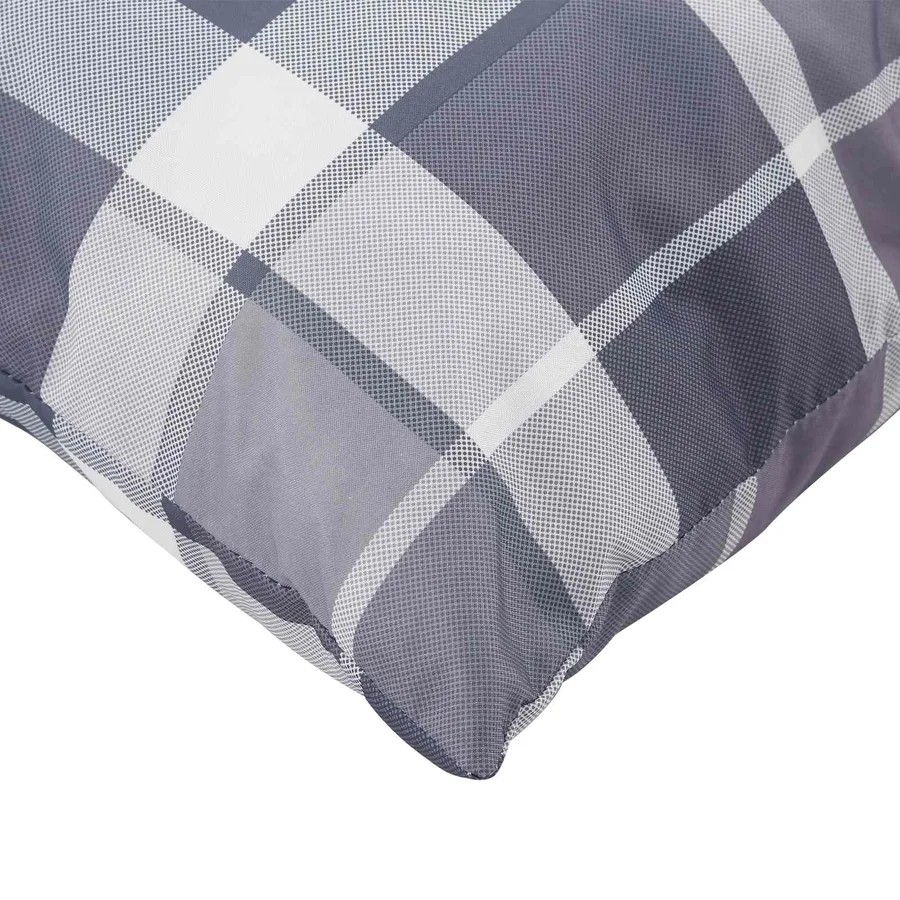 Coussin d'extérieur 4 pcs Carreaux Grisel 60 x 60 cm Tissu - 6