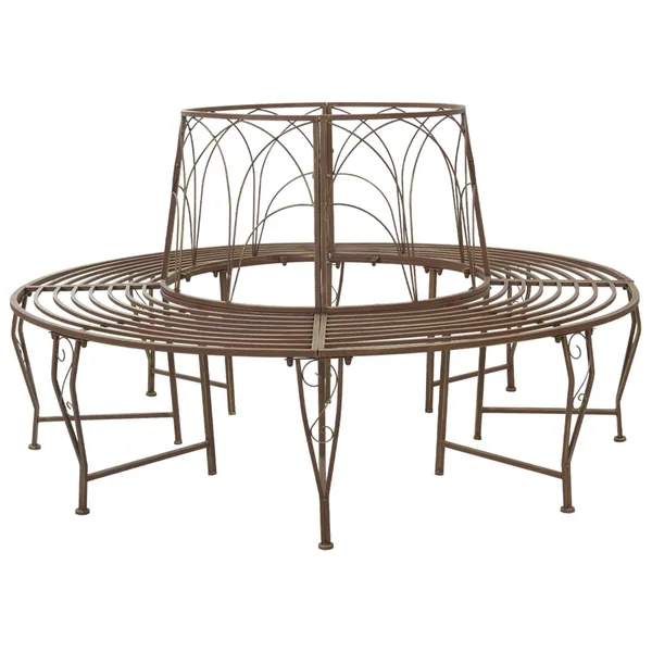 Banc d'Arbre 8-Nombre de places Ø 160 x 89 cm Acier