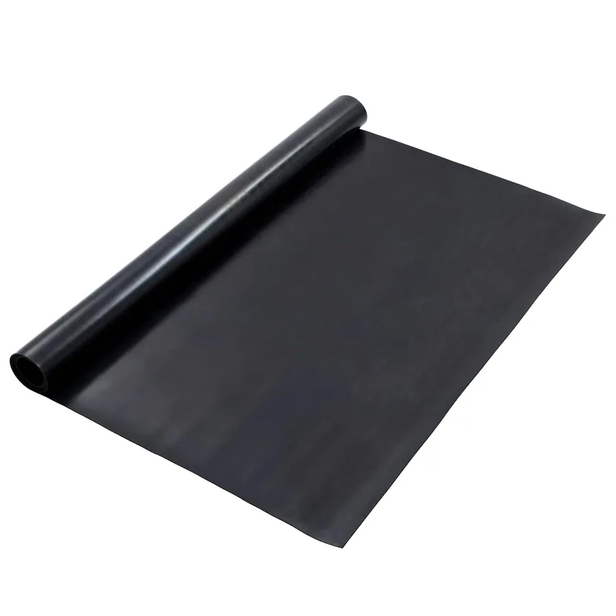 Tapis de sol Noir 1,2 x 2 m Caoutchouc