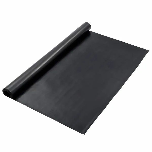 Tapis de sol Noir 1,2 x 2 m Caoutchouc