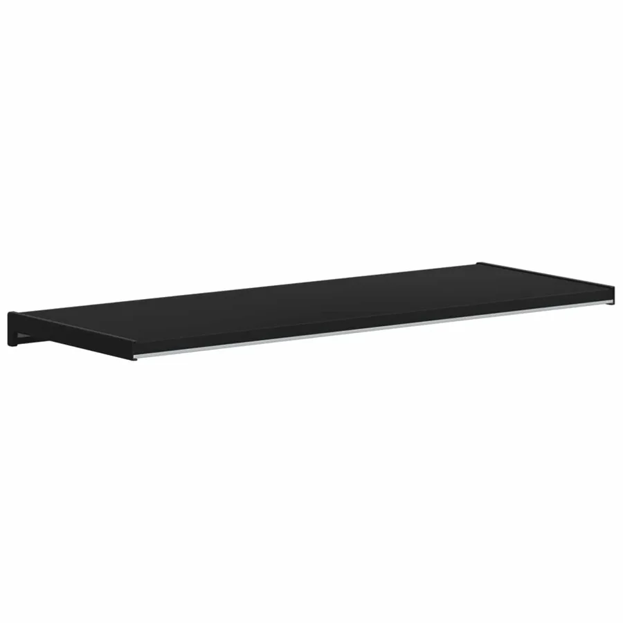 Appui de fenêtre Noir avec grain de bois 100 x 35 x 4,5 cm PVC - 6