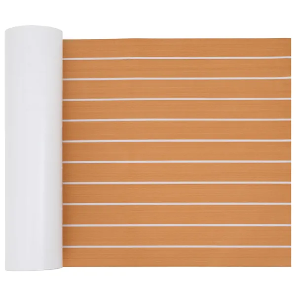 Tapis de bateau Rayé Marron et blanc 240 x 60 cm EVA