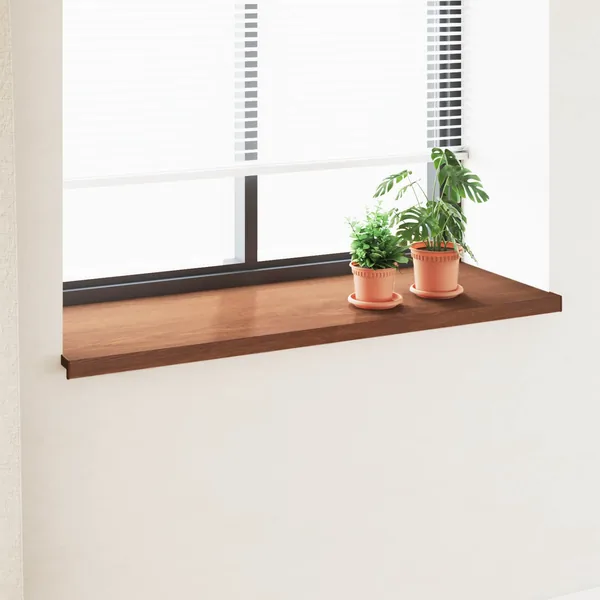 Appui de fenêtre Bois marron 140 x 50 x 4,5 cm PVC