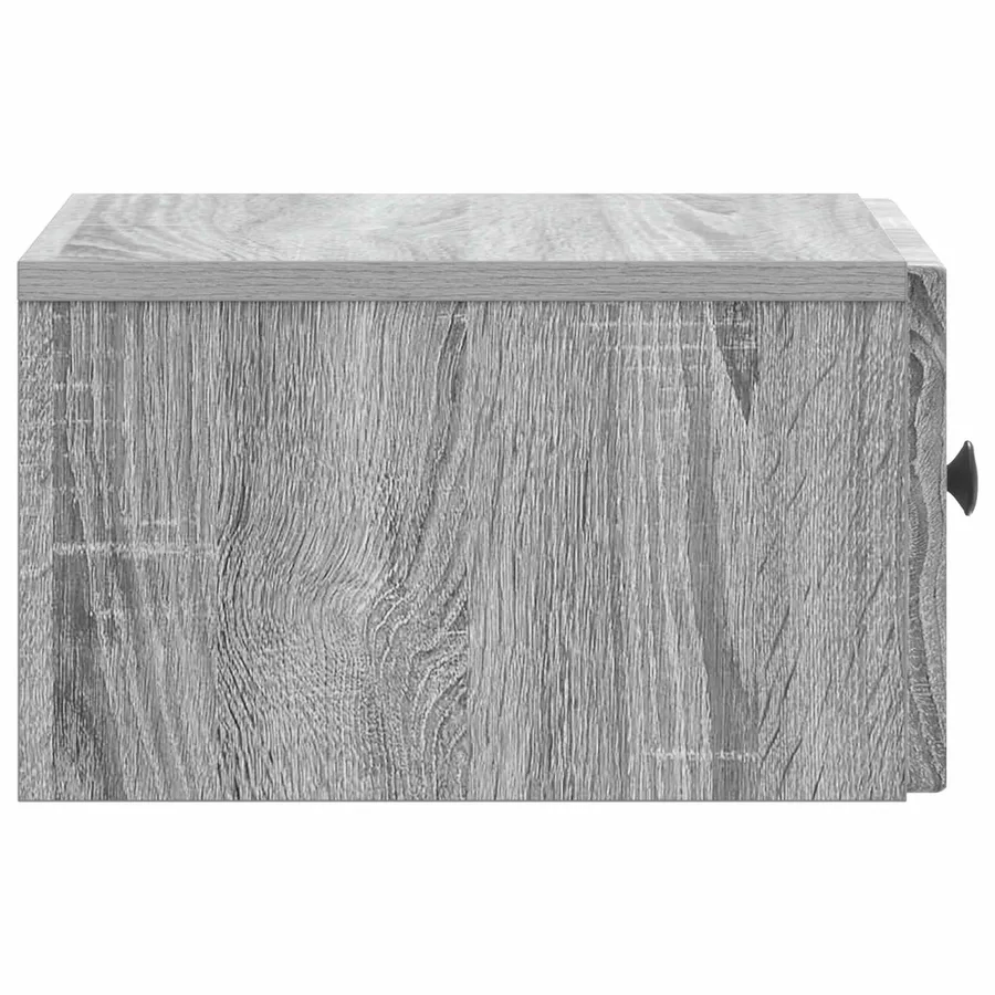 Cabinet de chevet mural Sonoma gris 33 x 34,5 x 20 cm - 6