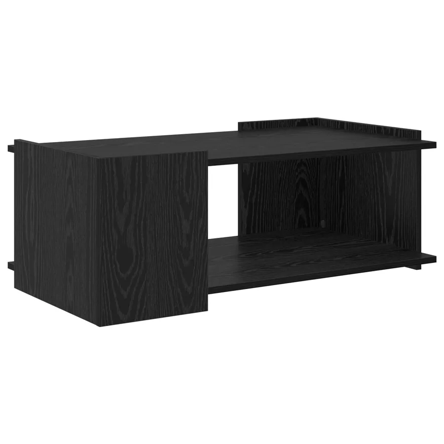 Table basse Chêne noir 90 x 50 x 33 cm Bois d'ingénierie - 7