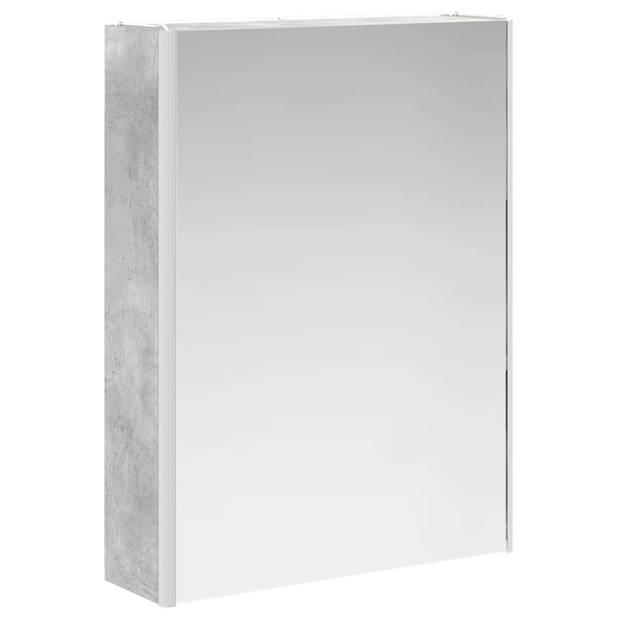 Ensemble de mobilier de salle de bain 5 pcs Gris béton - 7