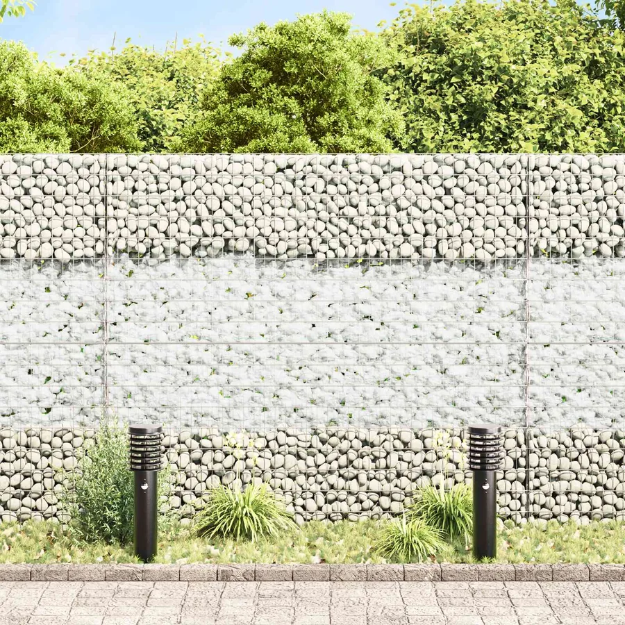 Pierres de Jardin Blanc 12 cm Verre