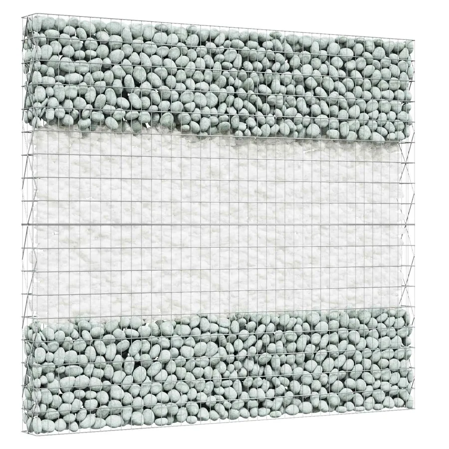Pierres de Jardin Blanc 12 cm Verre - 3