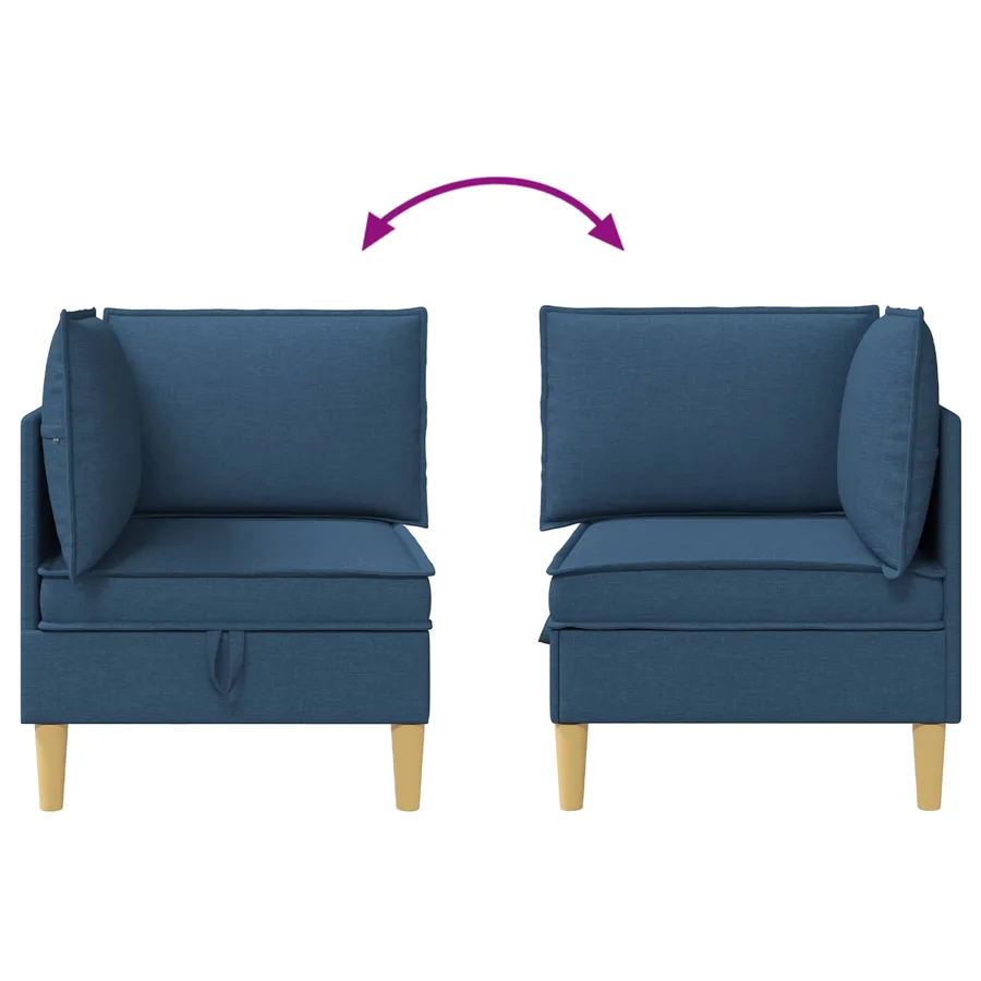 Sofa avec rangement Tissu - 10