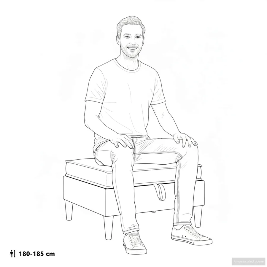 Sofa avec rangement Tissu - 11
