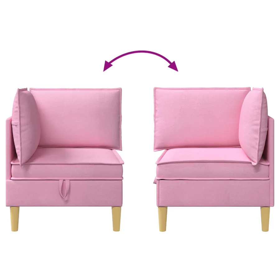 Sofa avec rangement Tissu - 10