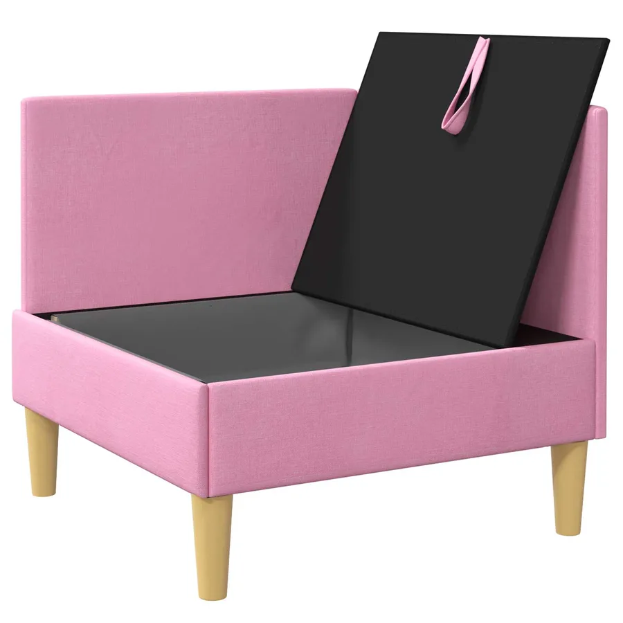 Sofa avec rangement Tissu - 4