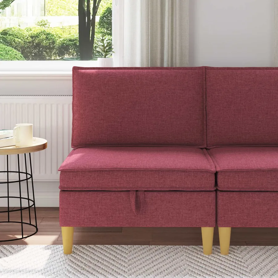 Sofa avec rangement Tissu