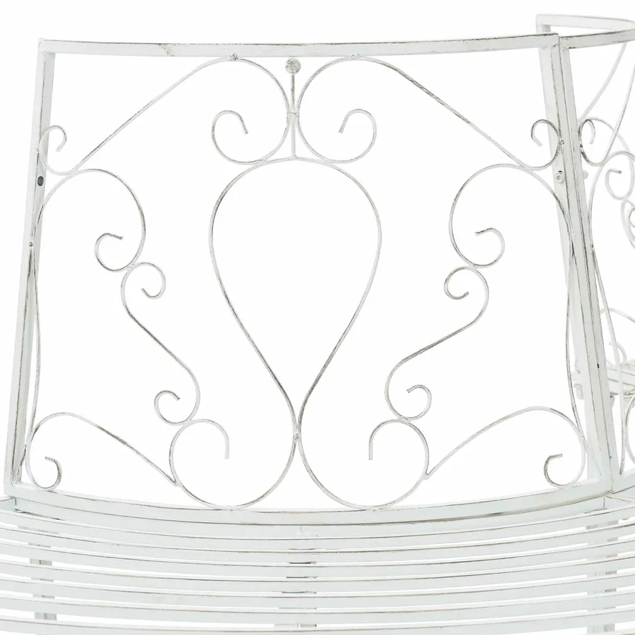 Banc d'Arbre 4-Nombre de places 160 x 80 x 89 cm Acier - 5
