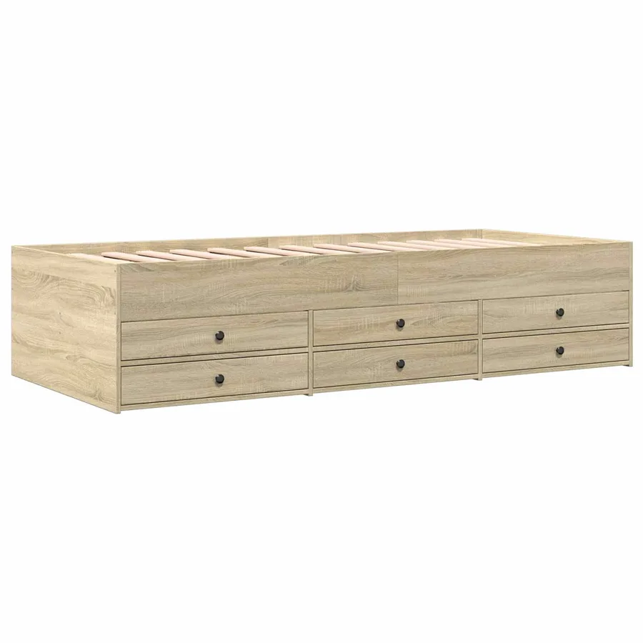 Cadre de lit avec rangement Chêne Sonoma 80 x 200 cm - 3