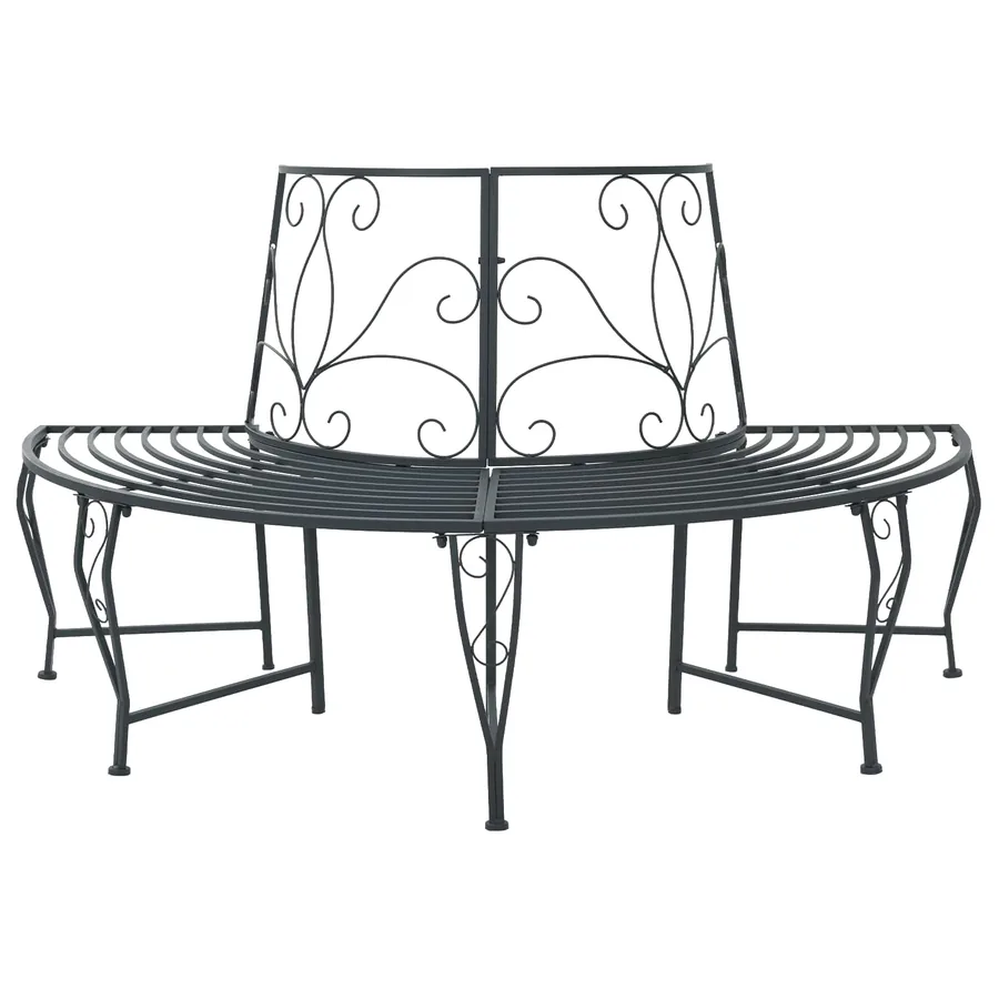 Banc d'Arbre 4-Nombre de places 160 x 80 x 89 cm Acier