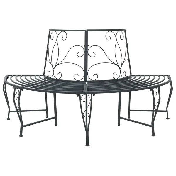Banc d'Arbre 4-Nombre de places 160 x 80 x 89 cm Acier